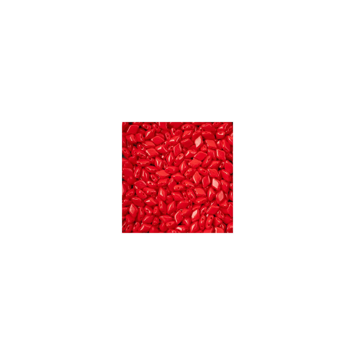 John Bead Craft Bead, Opaque Coral Red