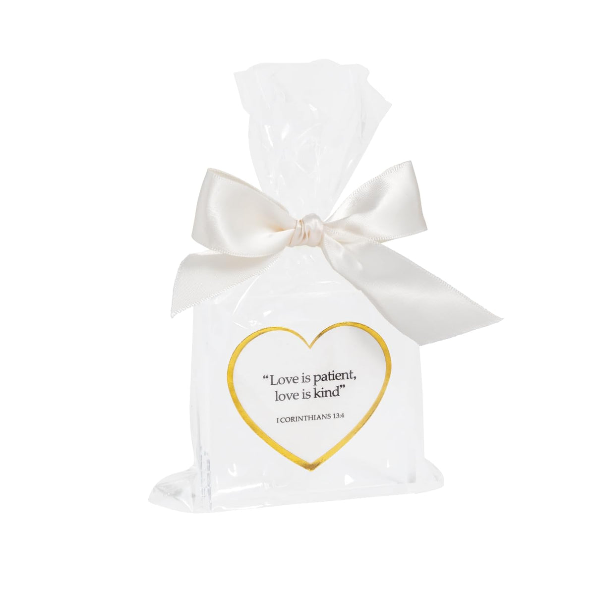 Mud Pie Decorative Signage, 3" x 3", Love is Paper