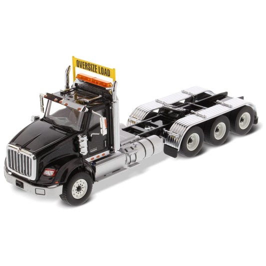 1:50 International HX620 SBFA Day Cab Tridem - Metallic Black - Diecast Masters - 71009 - Transport Series