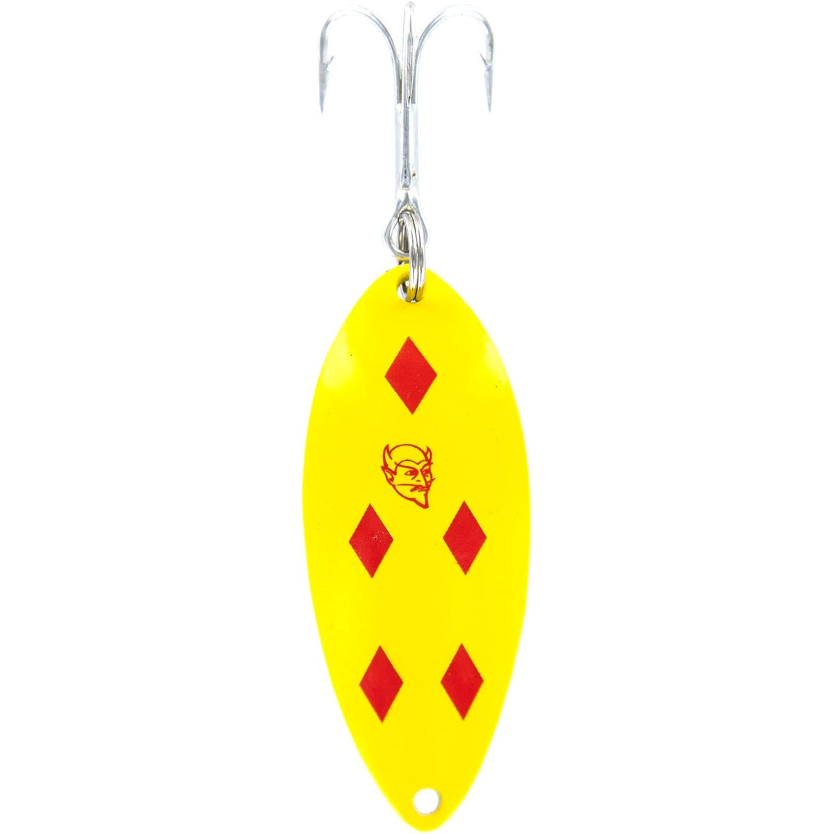 Dardevle Fishing Hook, 2 1/8" x 3/4", Yellow/Red
