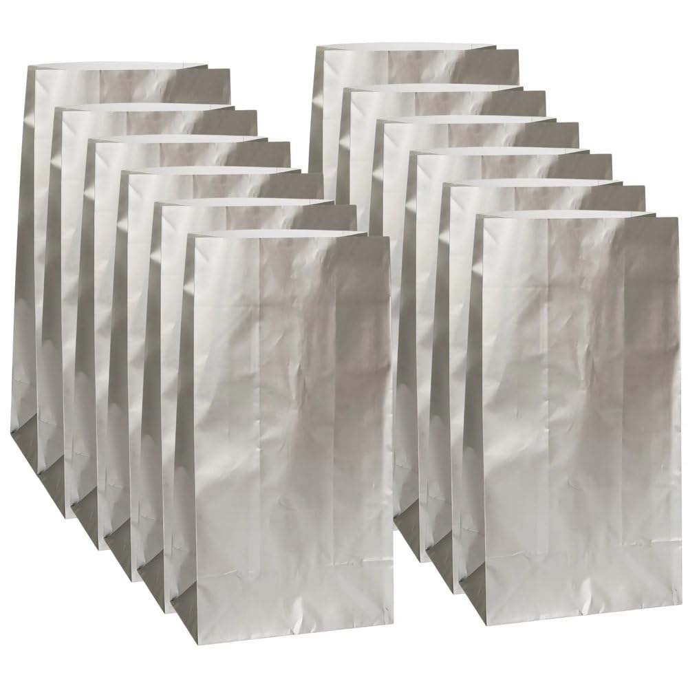 Unique Gift Wrap, 10 Count (Pack of 1), Silver