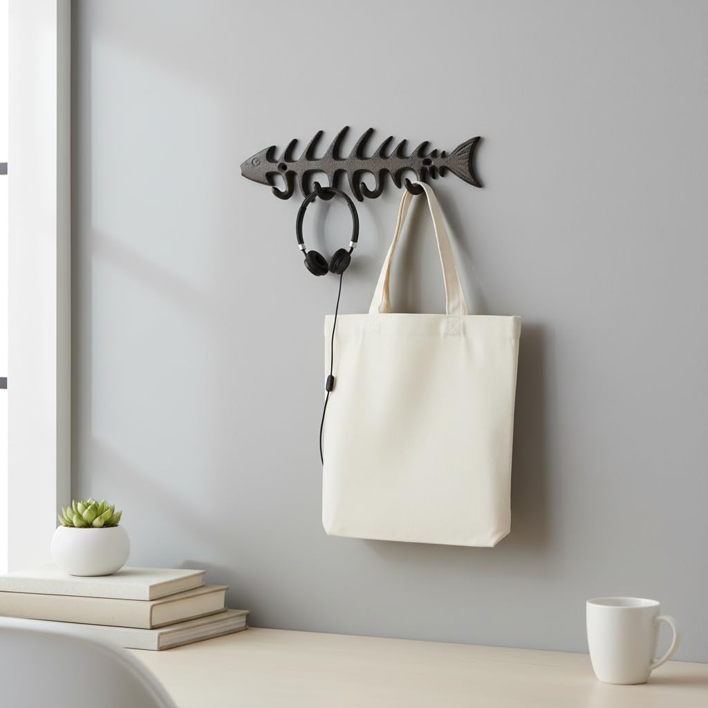 Comfy Hour Storage Hook, Black, Modern