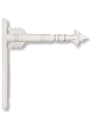 K&K Interiors Arrow Replacement Decorative Hanging Sign, 18&Quoth x 17&quotW x 5 &quotD, White