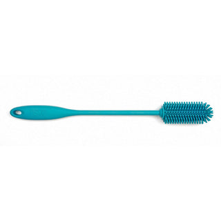 RSVP International Cleaning Brush, Silicone Bottle Brush, 12.5", Turquoise