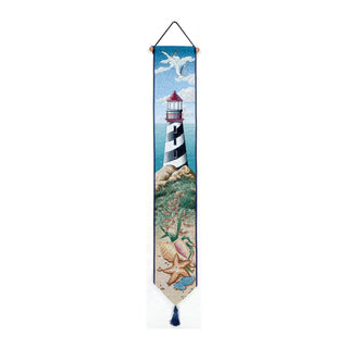Manual Woodworkers & Weavers Tapestry Bell Pull, Lighthouse View (TBPLHV)