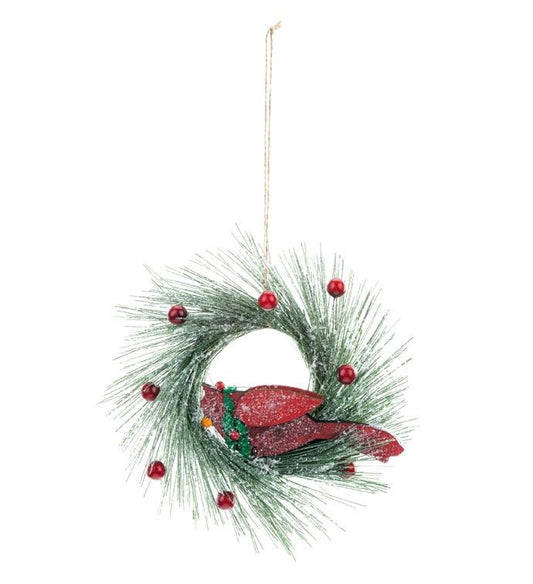 Cardinal/Wreath Ornament