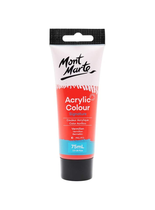 Mont Marte Acrylic Paint Studio 75ml - Vermilion