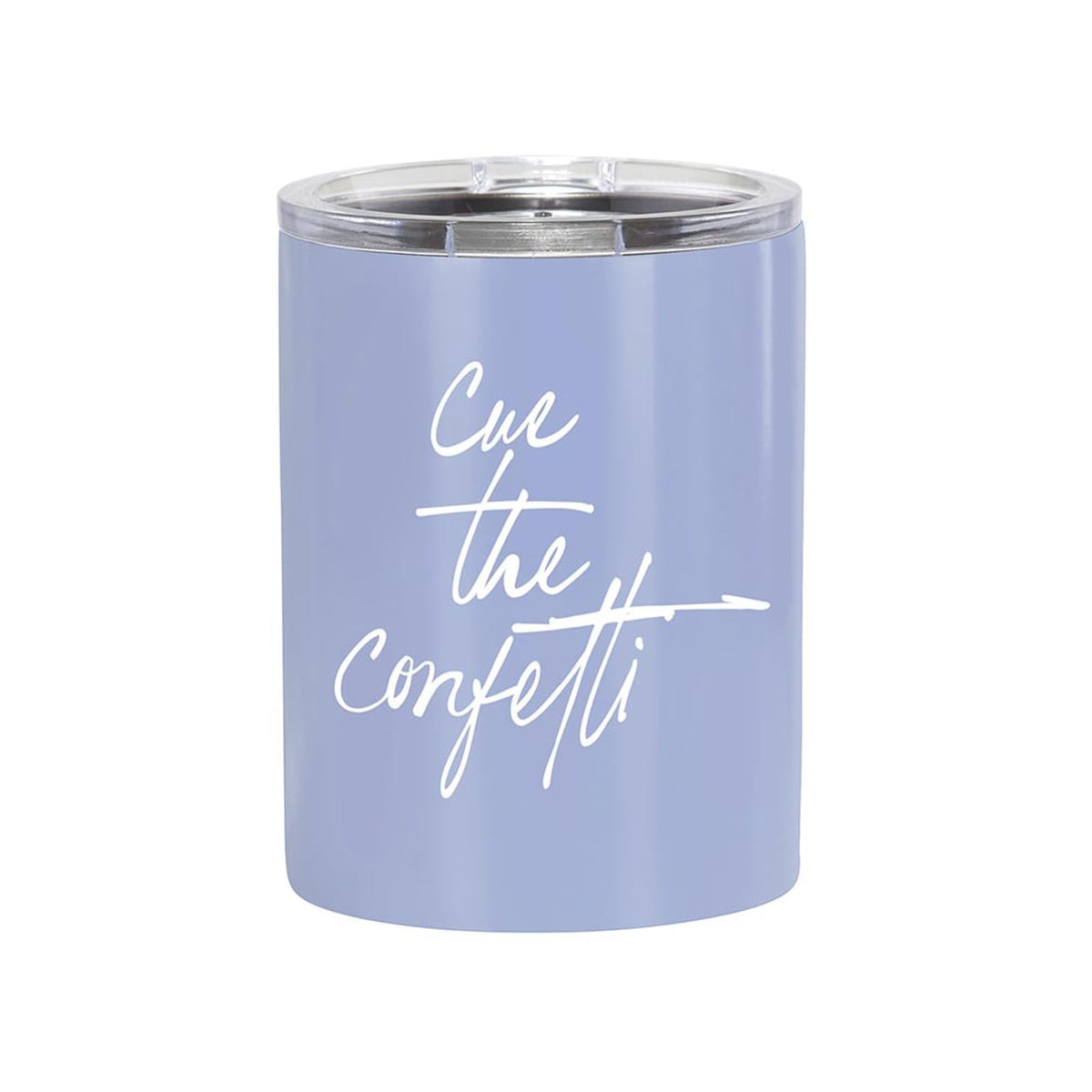 Slant Collections Drinking Cup, 12 Ounces, Cue The Confetti
