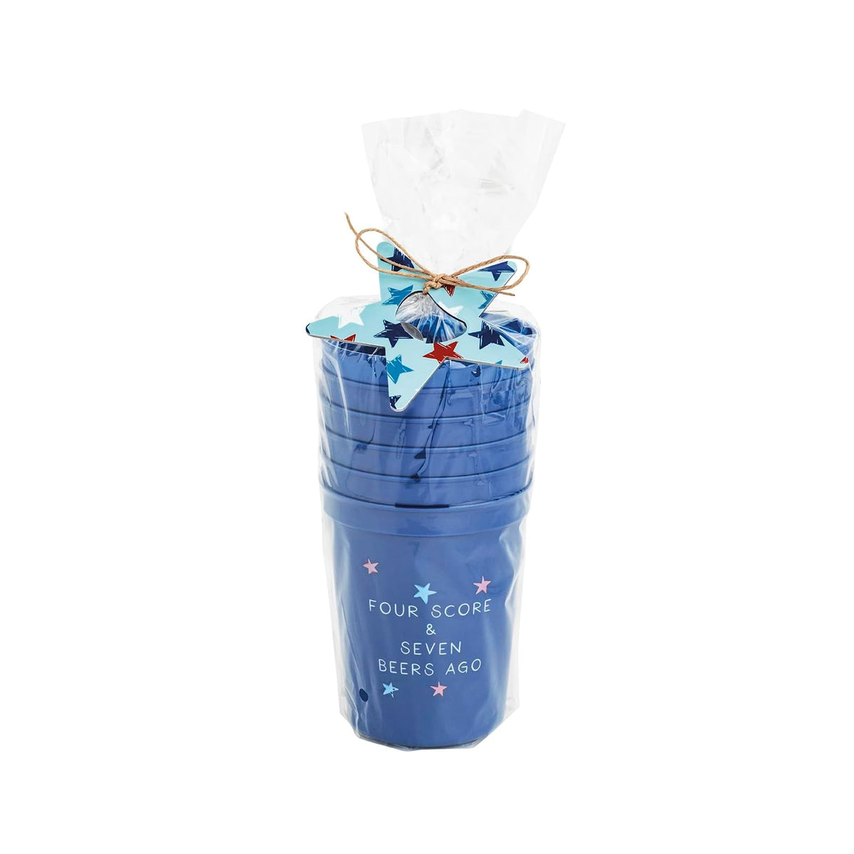 Mud Pie Drinking Cup, cup 16 oz | opener 3 1/2" x 3 1/2", Navy