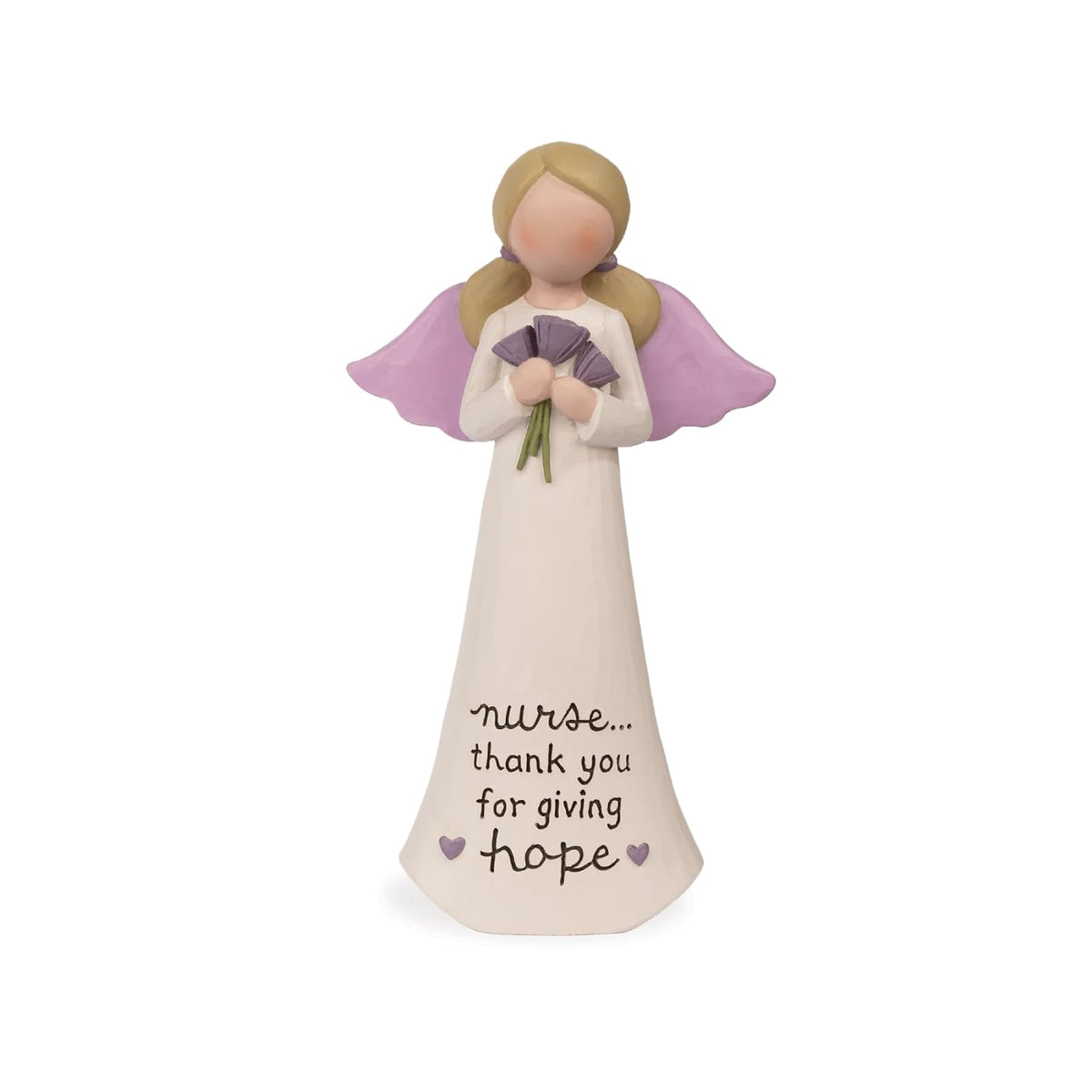 Blossom Bucket Figurine, Beige