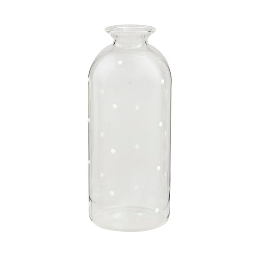 Mud Pie Vase, 6" x 2.5", Dot