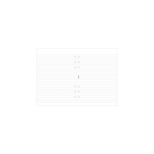 Filofax Writing Paper, 1 Count (Pack of 1), white