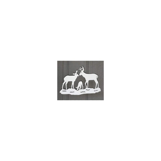 DCentral Decorative Magnet, 4.5W X 7.5L, White
