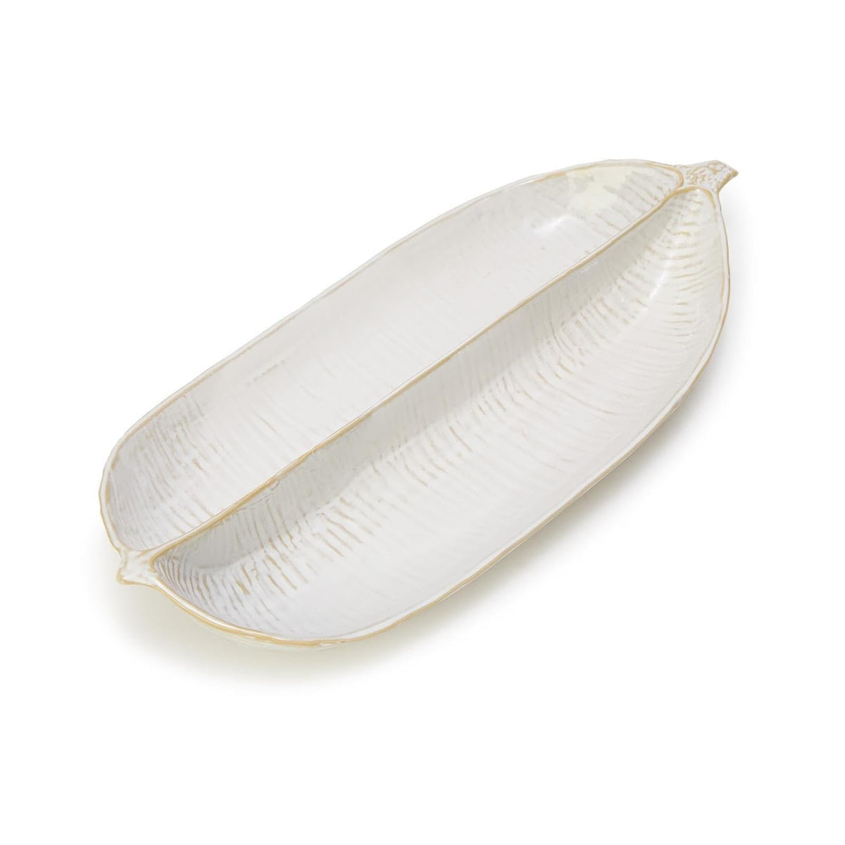 Two's Company Tray, 13-Inch, White