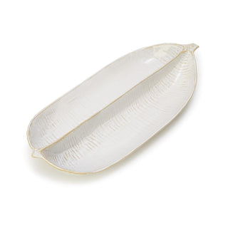 Two's Company Tray, 13-Inch, White
