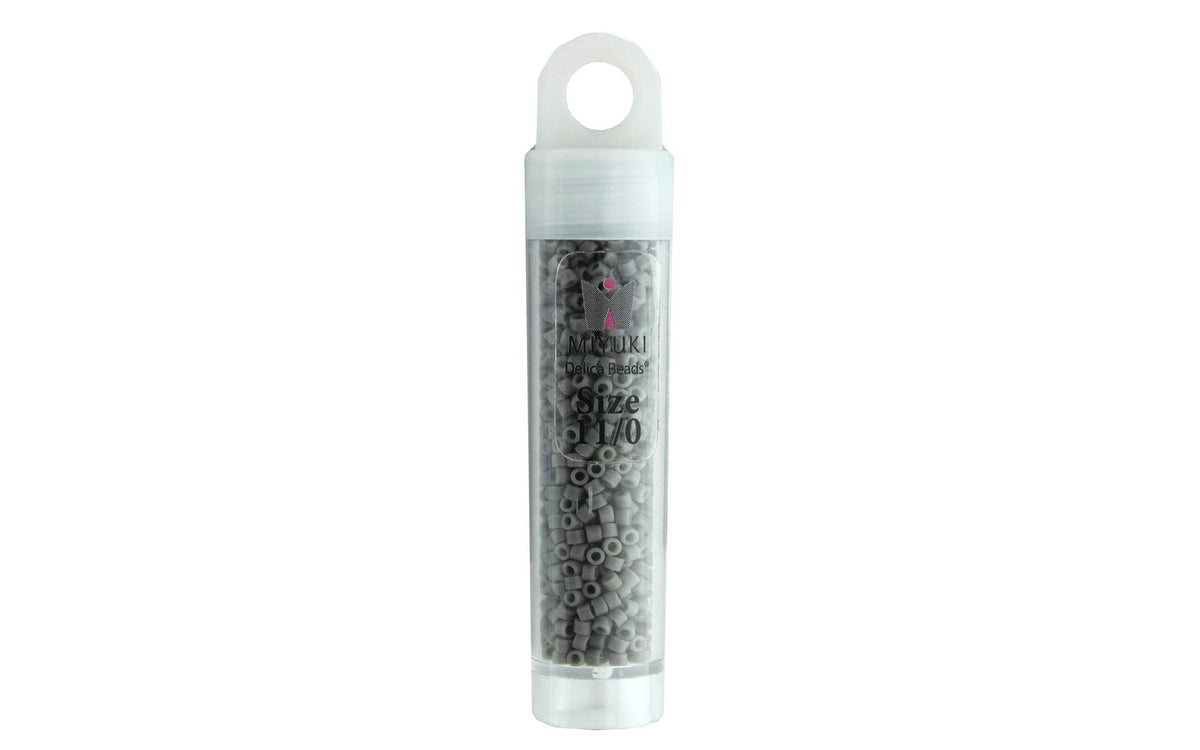 John Bead Craft Bead, Size: 11, Grey Opaque