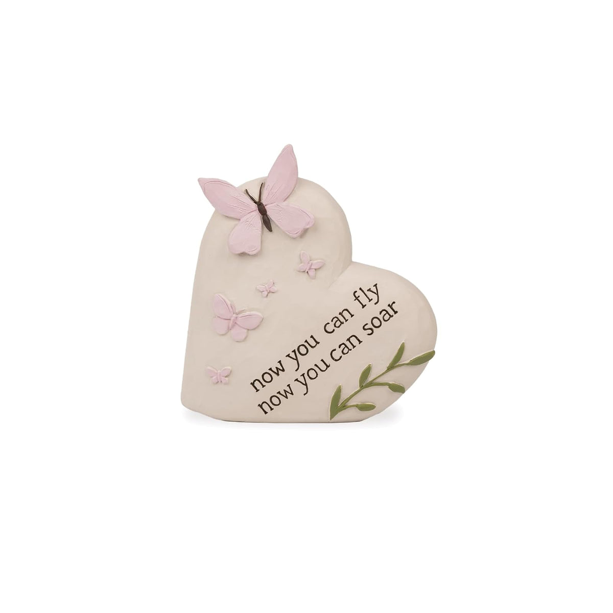 Blossom Bucket Figurine, Small, Beige, Pink