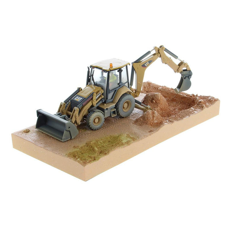 Diecast Masters 1:50 Cat 420F2 IT Weathered Backhoe Loader