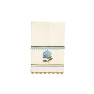 Mud Pie Towel, 25" x 16", Blue Flower
