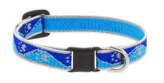 LupinePet Animal Collar, No bell, Blue Paws