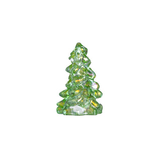 Mosser Glass Figurine, 2.75", Apple Green Carnival