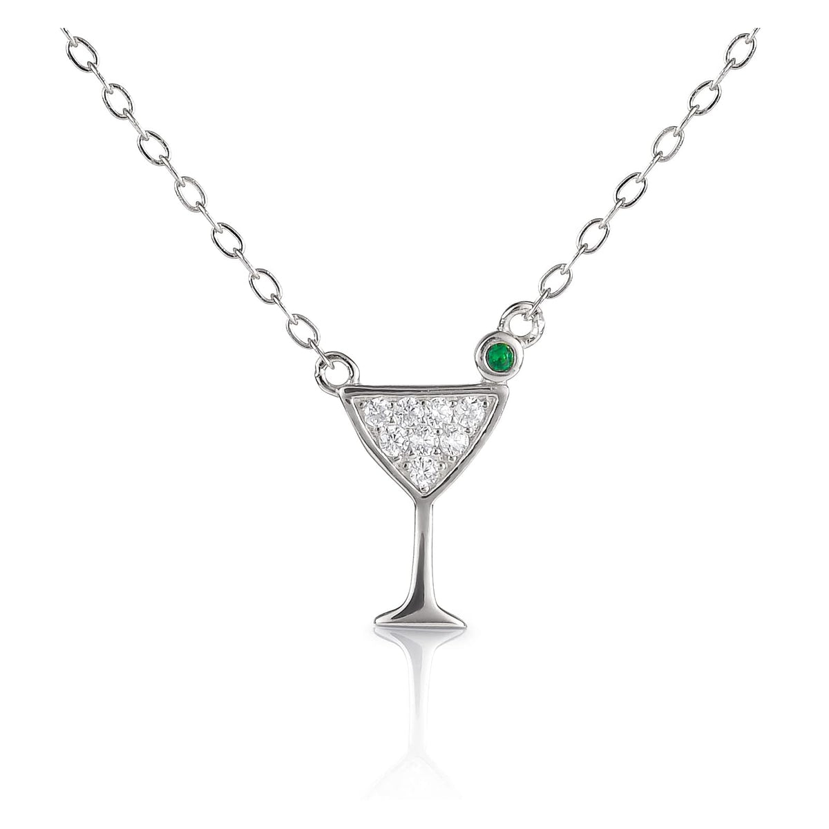 Diamond Treats Necklace, Silver - Version 2, adjustable