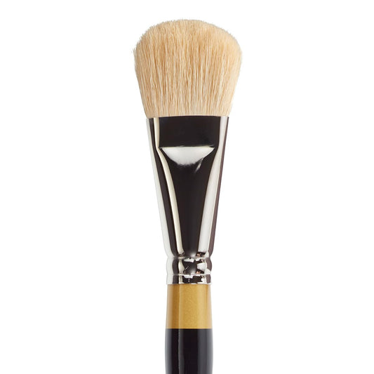 KINGART Original Gold Specialty 9270 Series, Oval Mop Brush, Super-Soft Natural (1)