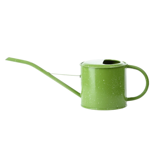 Esschert Design Enamel Look Watering Can, Green
