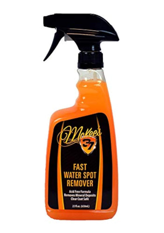 McKee's 37 Fast Water Spot Remover (Paint, Wheels, Glass, Shower Doors), 22 fl. oz.