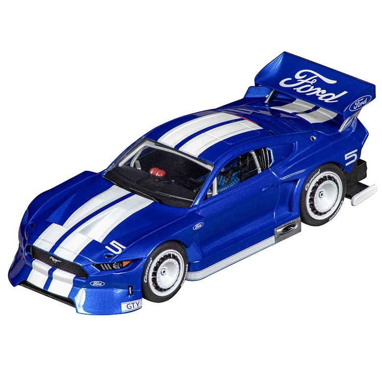 Carrera 27751 Ford Mustang GTY No.5 1:32 Scale Analog Slot Car Racing Vehicle Evolution Slot Car Race Tracks