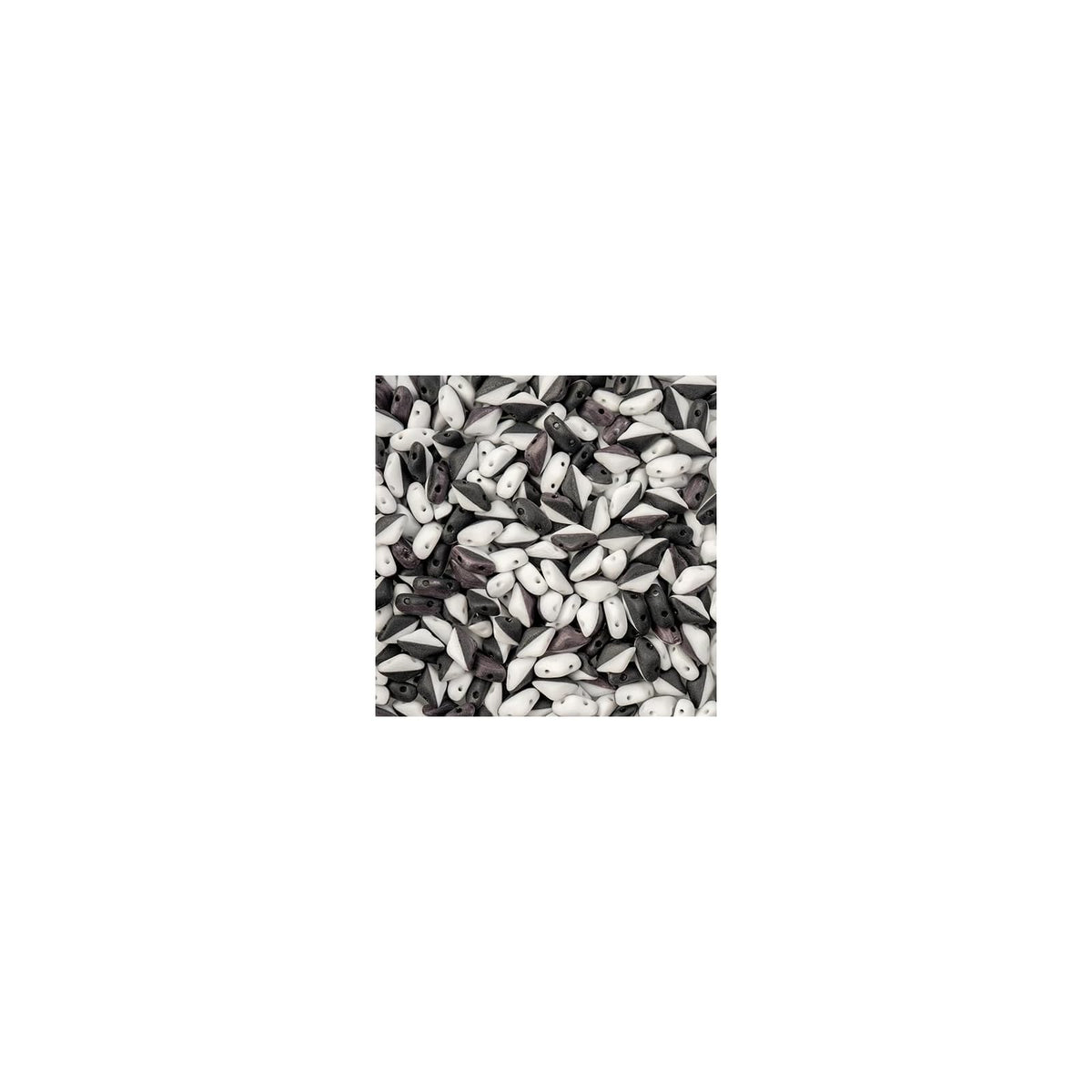 John Bead Craft Bead, White Opaque Matt