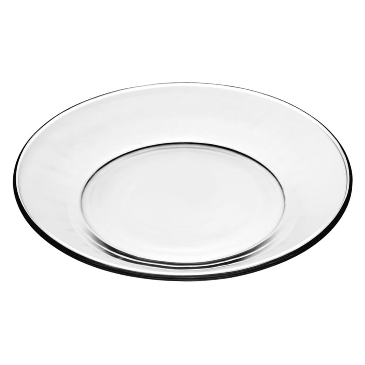 Red Pomegranate Dishware Plate, 7.5", Clear