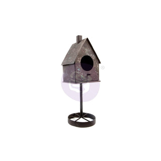 PRIMA MARKETING INC Animal Shelter, Finnabair Metal Frame Rusty Birdhouse 1 Pc
