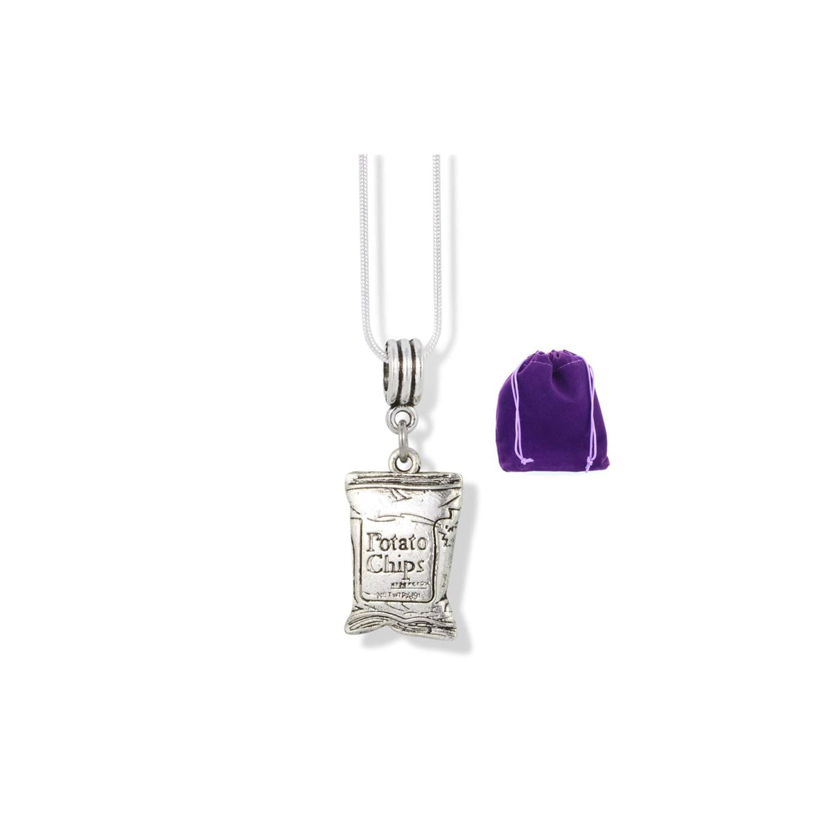 Dave The Bunny Necklace, Silver, Charm