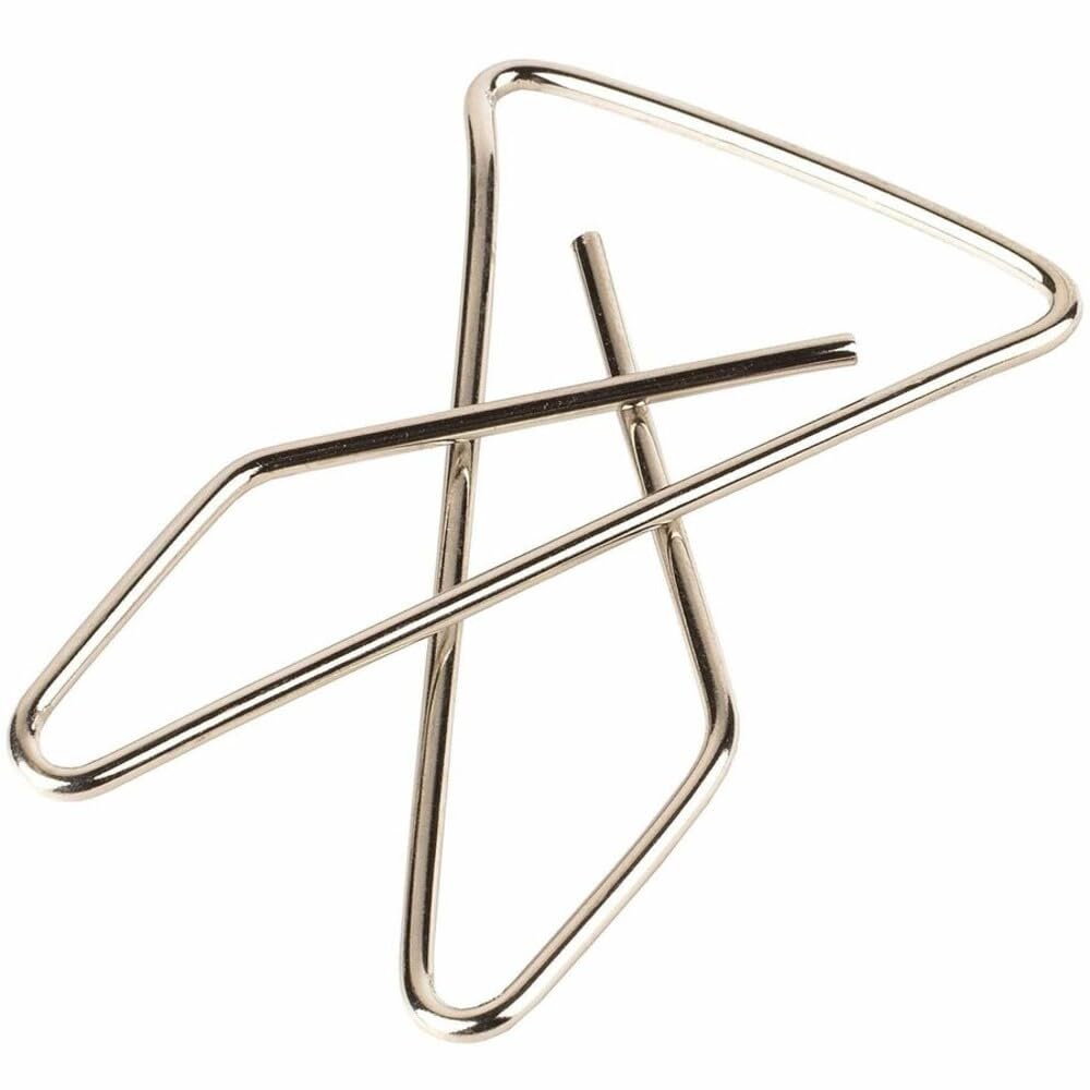 ACCO (Office)  Brands  Ideal Paper Clamp/Butterfly Clamp, Smooth, 2 Size(Small), 50/Box, 3-Pack (150 Clamps Total) (A7072643)