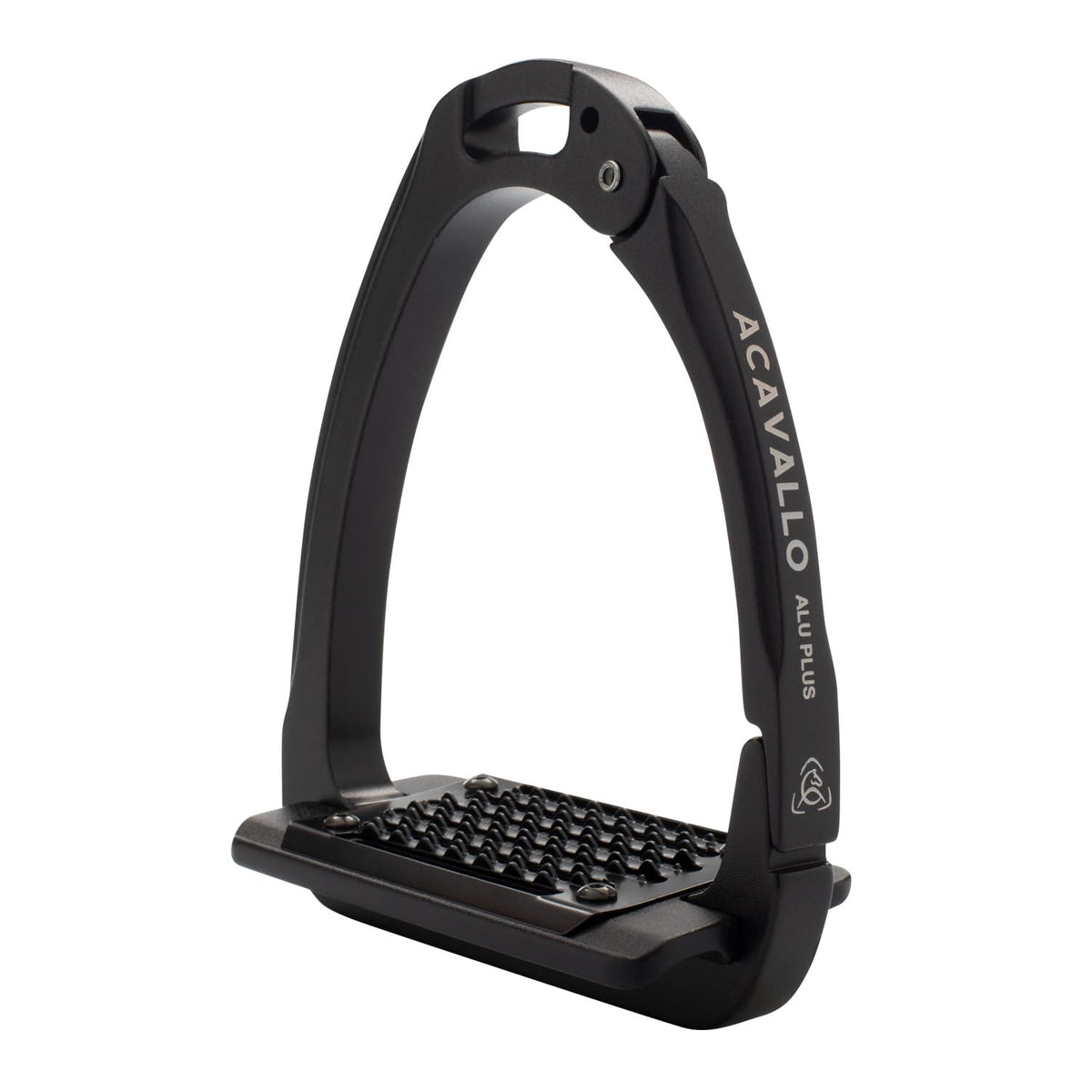 Acavallo Aluplus 2.0 Stirrups, One Size, Total Black