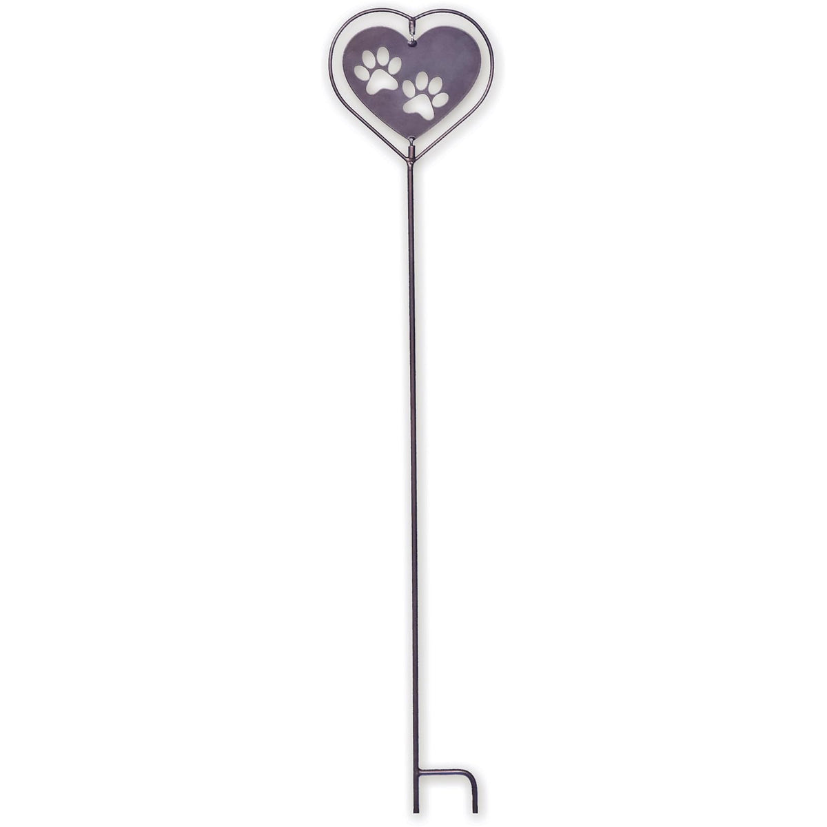 Sunset Vista Designs Anchor Stake, 25" Tall, Paw-prints