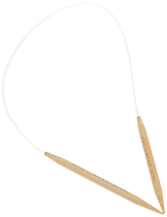 Clover 3016/16-08 Takumi Bamboo Circular 16-Inch Knitting Needles, Size 8
