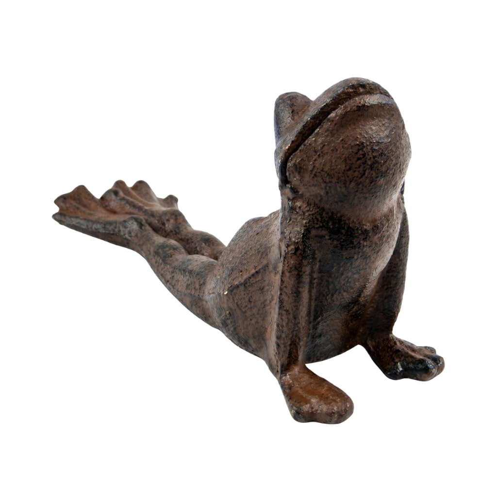 Comfy Hour Frog Door Stop, Cast Iron Yoga Frog Door Stopper, 1 Pc