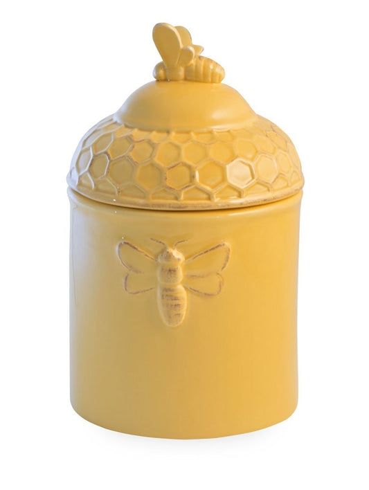 Boston International Ceramic Goody Jar, Honeycomb