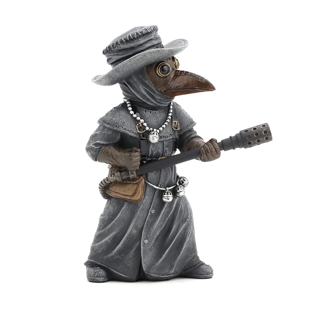 Veronese Design 5 1/4" Epidemia Exterminatus Plague Doctor Steampunk Resin Sculpture Handpainted Figurine