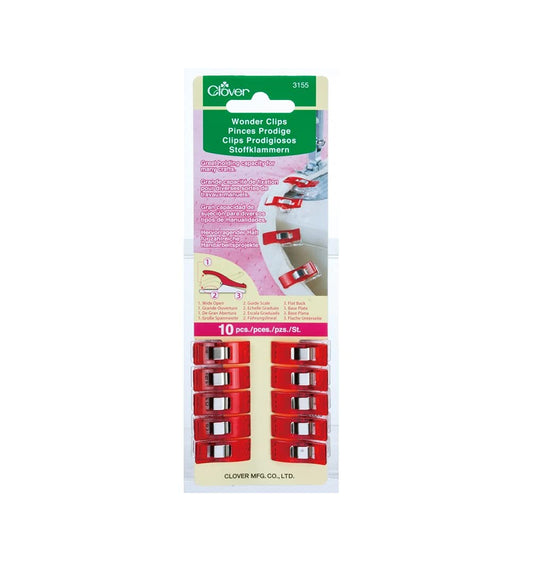 CLOVER 3155 Wonder 10-Piece Clips