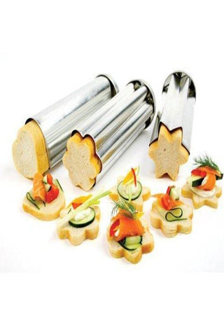 Norpro Nor-3656 Tin Canape Mold, 3 PC Set