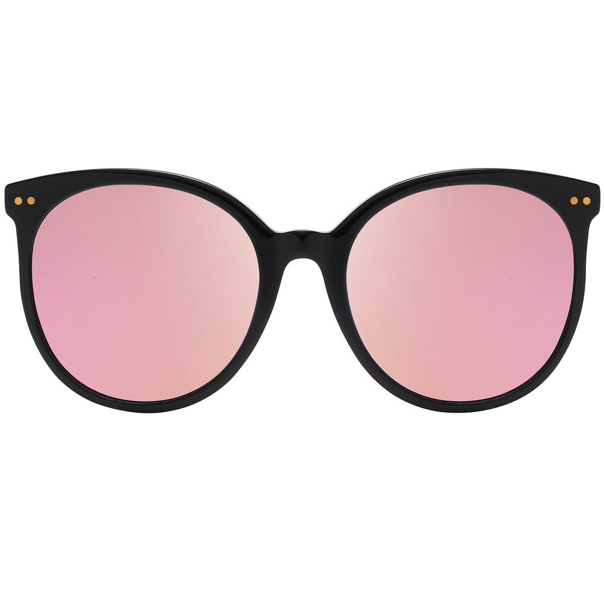 DUCO Sunglasses, common, Black Frame Revo Pink Lens