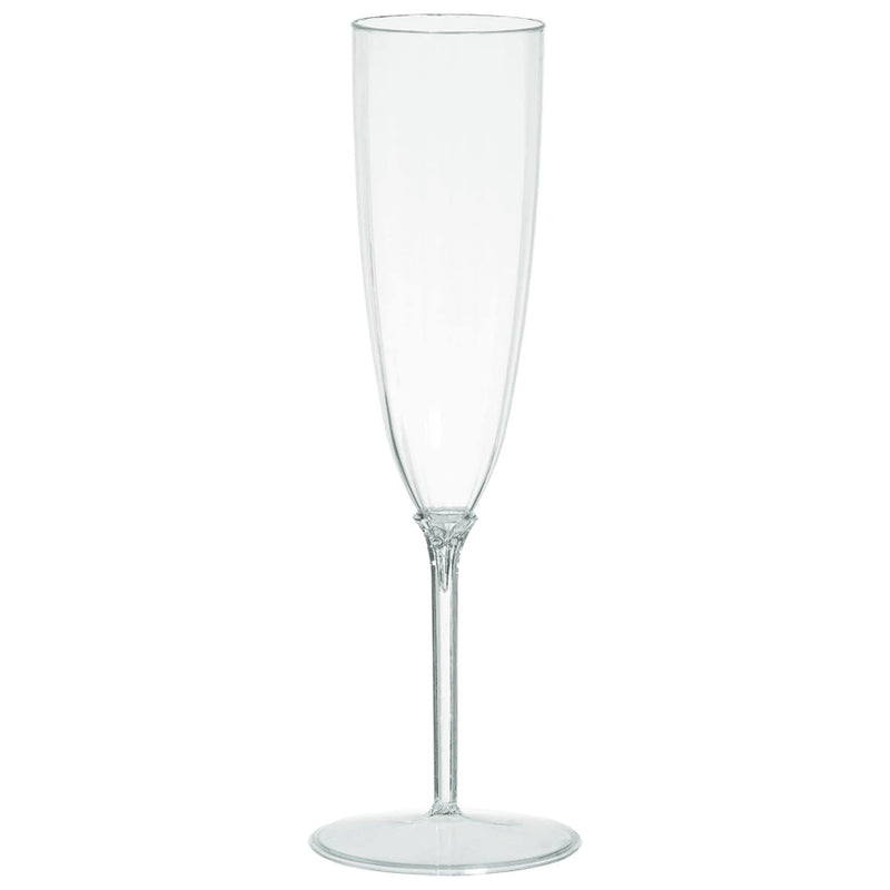 amscan 350604 Fluted Champagne-5 oz. | 23cm | Clear | 20 Pcs