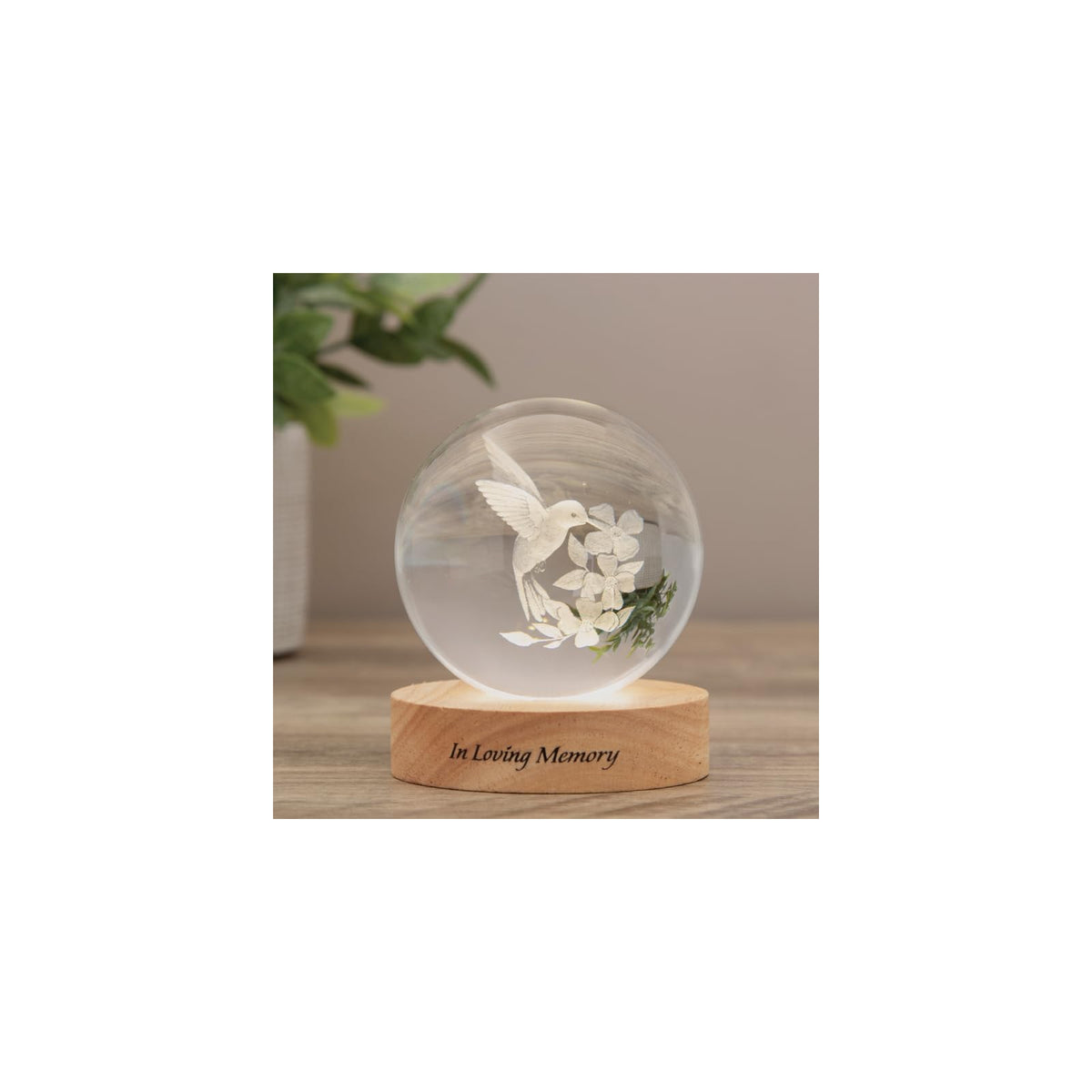 Carson Figurine, 4" H, Clear