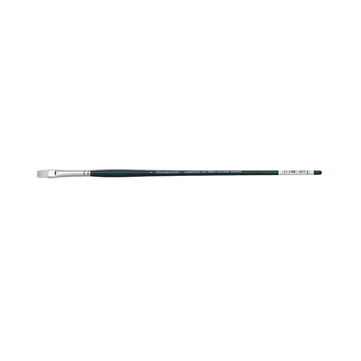 Grumbacher Paint Brush, 4, Bright, Long Handle