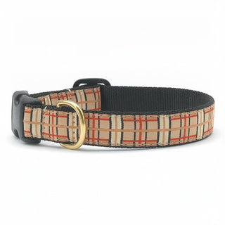 Up Country Animal Collar, Large (15 to 21 inches) 1 inch Wide Width, Plaid