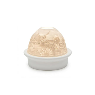 Luumii Light Domes Lampshade, 4.75 inches (width) x 3 inches (height), White