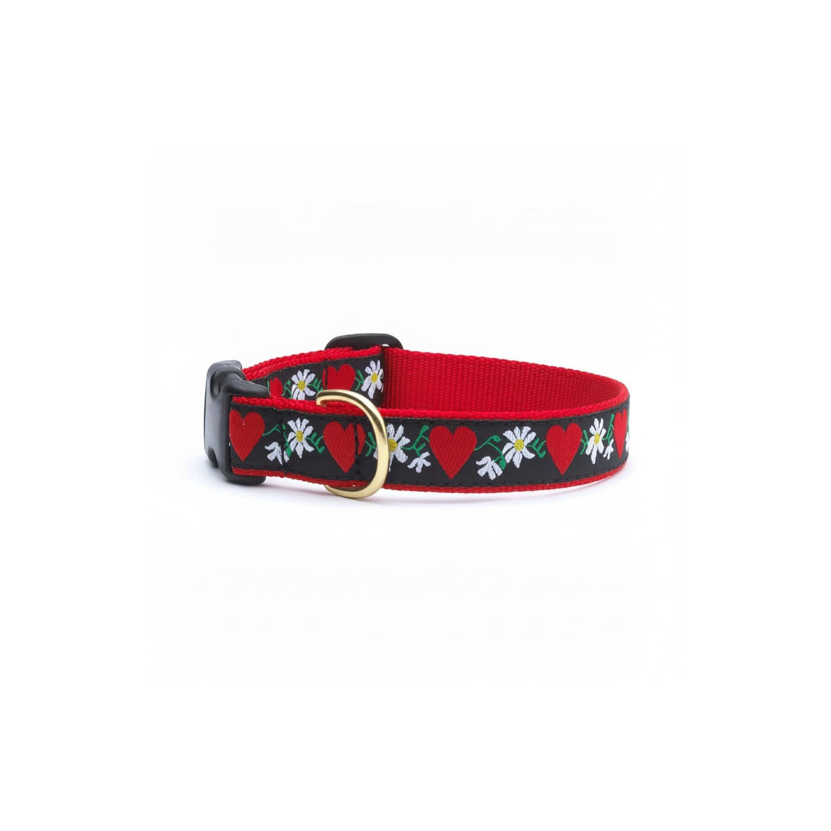 Up Country Animal Collar, SM (fits necks 9" - 15"), Multicolored (pink, red with